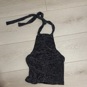 ZaraBlack Halter Neck Top